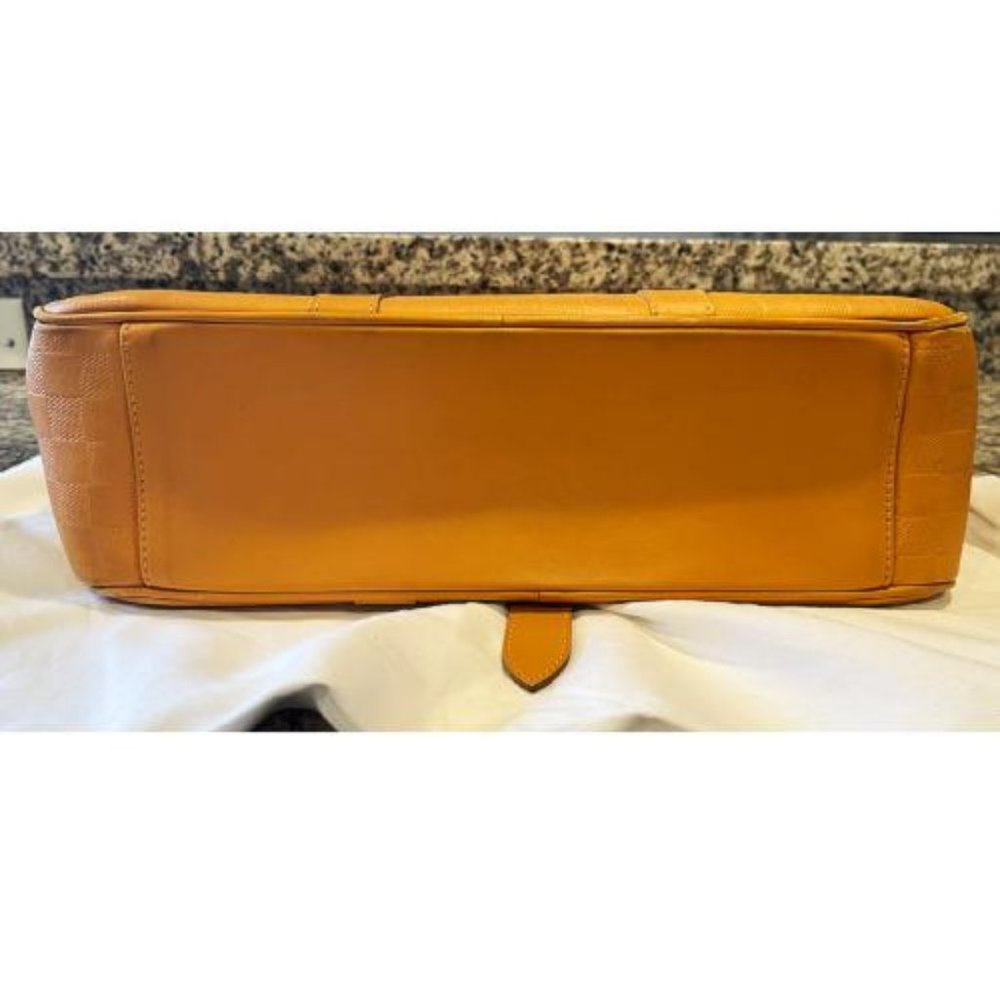 RARE!!!! LOUIS VUITTON TADAO MUSTARD DAMIER BAG - Picture 9 of 16
